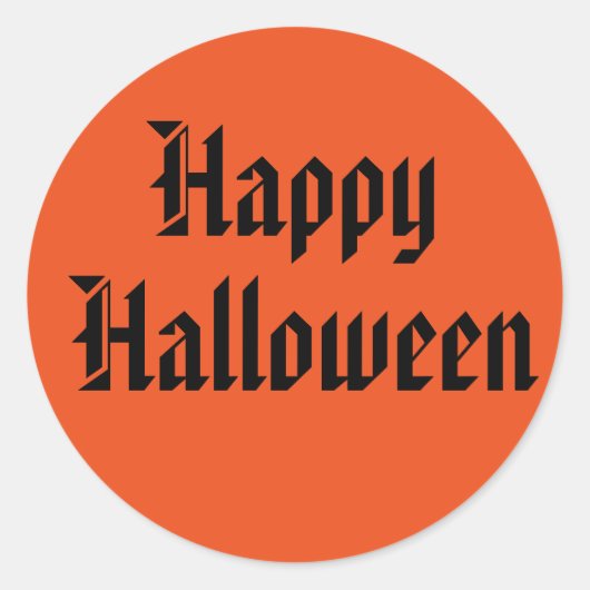 Halloween Sticker (Voorkant)