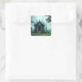 Halloween Sticker begraafplaats Mausoleum begraafp (Tas)