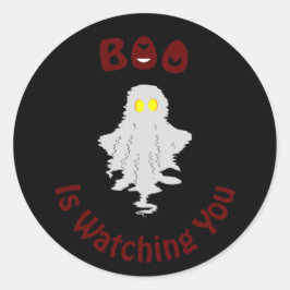 Halloween Sticker | Boo kijkt naar je