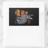Halloween Sticker - Kat Pumpkins (Tas)