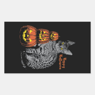 Halloween Sticker - Kat Pumpkins