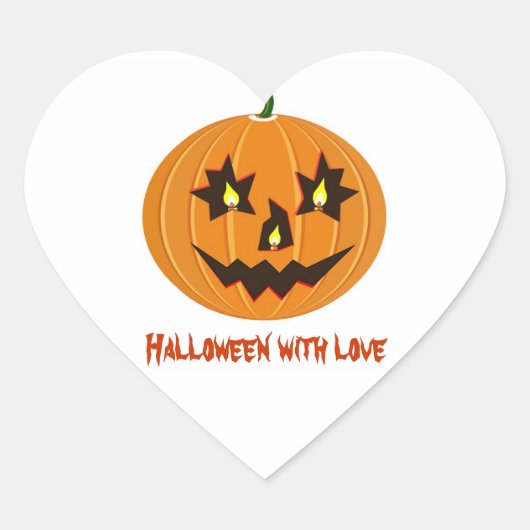 Halloween sticker met aanpasbare tekst (Voorkant)
