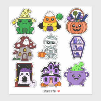 Halloween Sticker Pack voor kinderen - Spooky Scha
