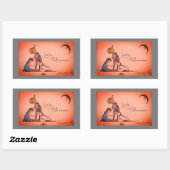  HALLOWEEN STICKER RECTANGLE (Vel)