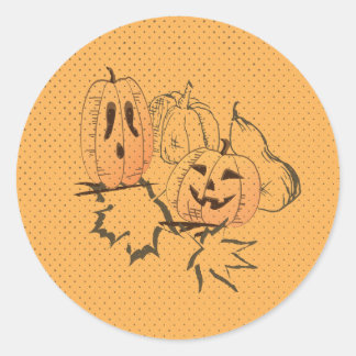 Halloween Sticker Ronde