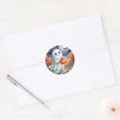 Halloween Sticker - Schattig Spookje Cute Waterver (Envelop)