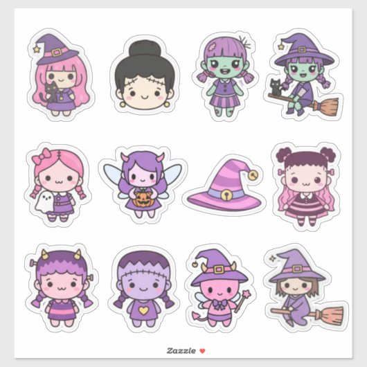 Halloween stickerpakket sticker (Vel)