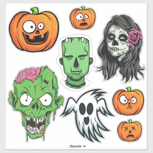 Halloween stickers (Vel)