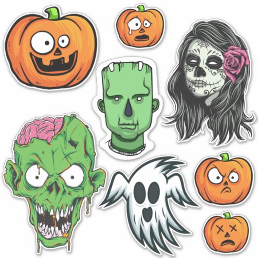 Halloween stickers (Voorkant)