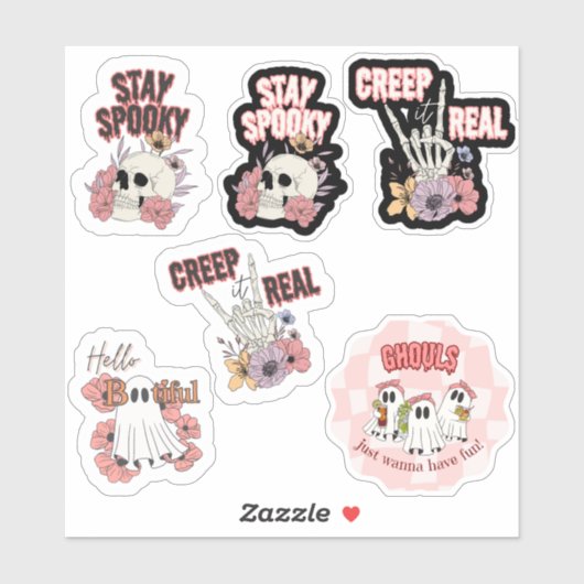 Halloween Stickers Blad (Vel)