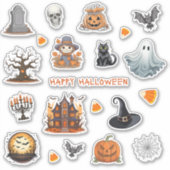 Halloween Stickers | Halloween Journal Stickers (Voorkant)