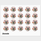 Halloween Stickers Heks Kat Pompoenen (Vel)