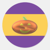 Halloween Stickers Jack-o-Lantern (Voorkant)