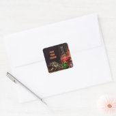 Halloween Stickers, kies je vergif Vierkante Sticker (Envelop)