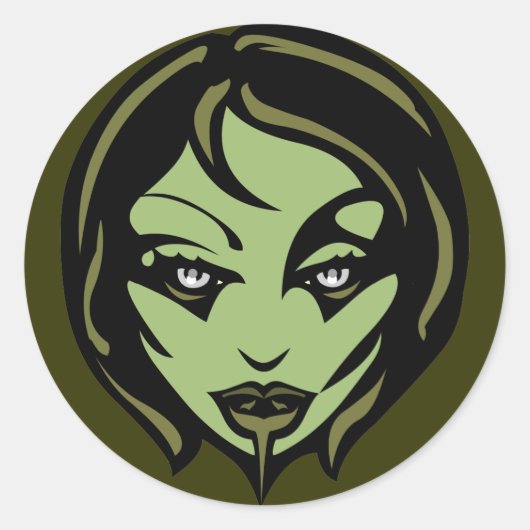 Halloween Stickers Personaliseerde Zombie Stickers (Voorkant)
