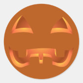 Halloween Stickers Personalized Pumpkin Stickers (Voorkant)