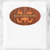 Halloween Stickers Personalized Pumpkin Stickers (Tas)
