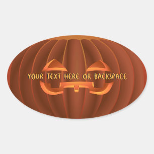 Halloween Stickers Personalized Pumpkin Stickers