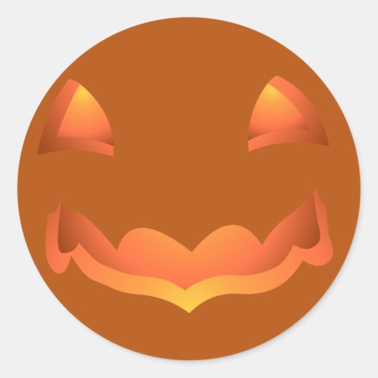 Halloween Stickers Personalized Pumpkin Stickers (Voorkant)
