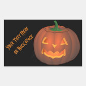 Halloween Stickers Personalized Pumpkin Stickers (Voorkant)