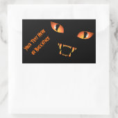 Halloween Stickers Personalized Spooky Cat Sticker (Tas)