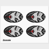 Halloween Stickers Personalized Vampire Stickers (Vel)