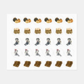  Halloween Stickers – Pompoen, Spooky Dolls (Vel)