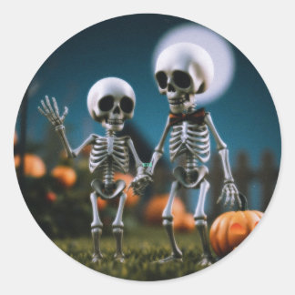 Halloween stickers schattig