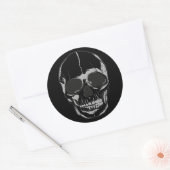 Halloween Stickers-schedel Ronde Sticker (Envelop)