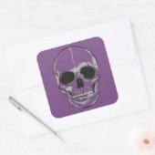 Halloween Stickers-schedel Vierkante Sticker (Envelop)