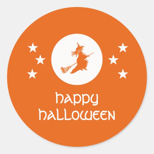 Halloween Stickers slaan, Sinaasappel (Voorkant)