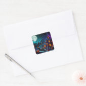 Halloween Stickers: Spooky Fun Square Stickers (Envelop)