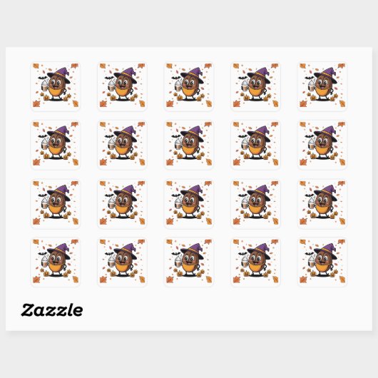 Halloween Stickers - Spooky, Leuke & Feestelijke D (Vel)