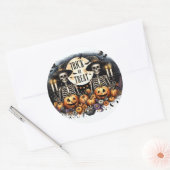 Halloween Stickers with Skeletons (Envelop)