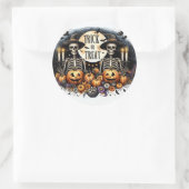 Halloween Stickers with Skeletons (Tas)
