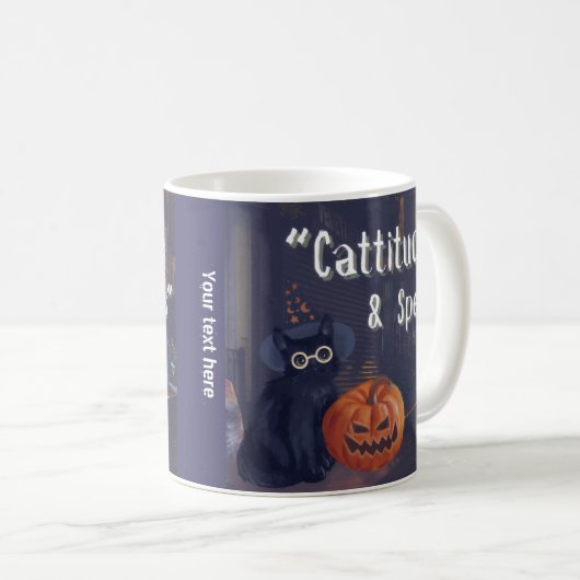 Halloween stijl collectie koffiemok (Voorkant rechts)