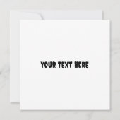 Halloween-stijl schedel, vleermuizen, spinnenwebbe (Achterkant)