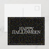 Halloween Stippen Briefkaart (Voorkant / Achterkant)
