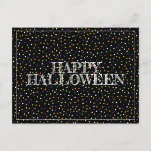 Halloween Stippen Briefkaart