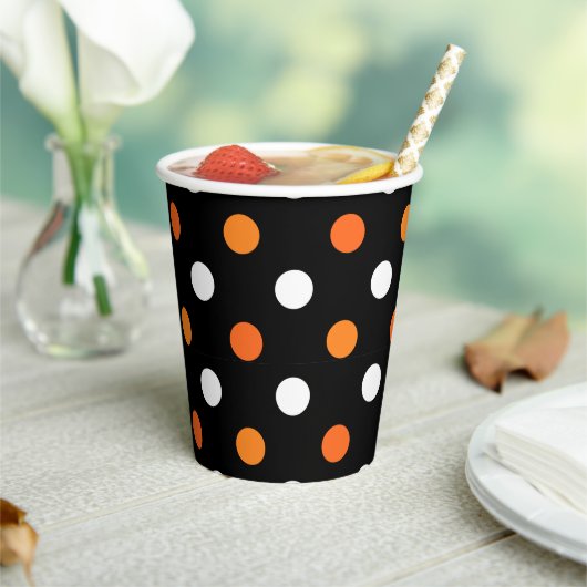 Halloween Stippen Papieren Bekers (Insitu)
