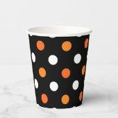 Halloween Stippen Papieren Bekers (Achterkant)