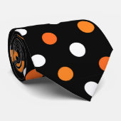 Halloween Stippen Stropdas (Opgerold)