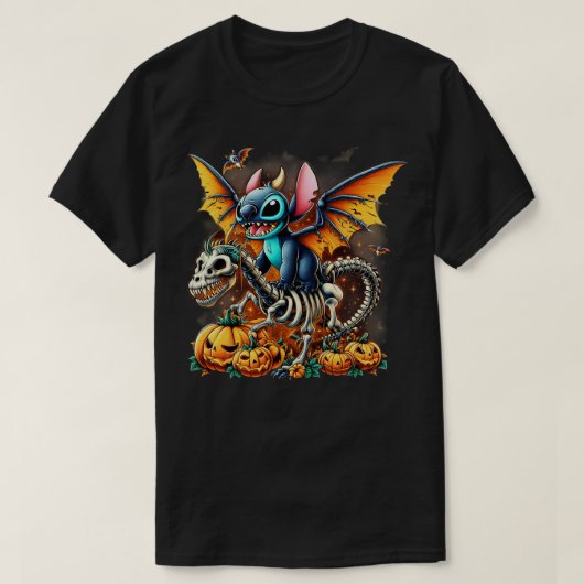 Halloween Stitch T-shirt (Design voorkant)