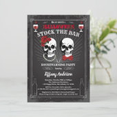 Halloween Stock The Bar Kaart (Staand voorkant)