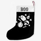 Halloween Stocking | Poison Ghost Pumpkin Confetti Kleine Kerstsok (Achterkant)