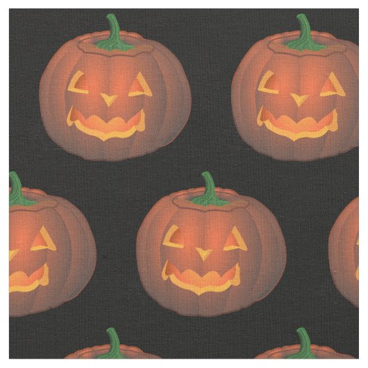 Halloween Stof Jack-o-Lantern Stoffen Aanpassen (Close Up)