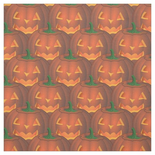 Halloween Stof Jack-o-Lantern Stoffen Op Maat Make (Swatch)