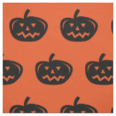 Halloween stof met pompoenkopper (Swatch)
