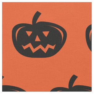 Halloween stof met pompoenkopper