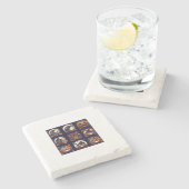 Halloween Stone Onderzetter (Zijkant)